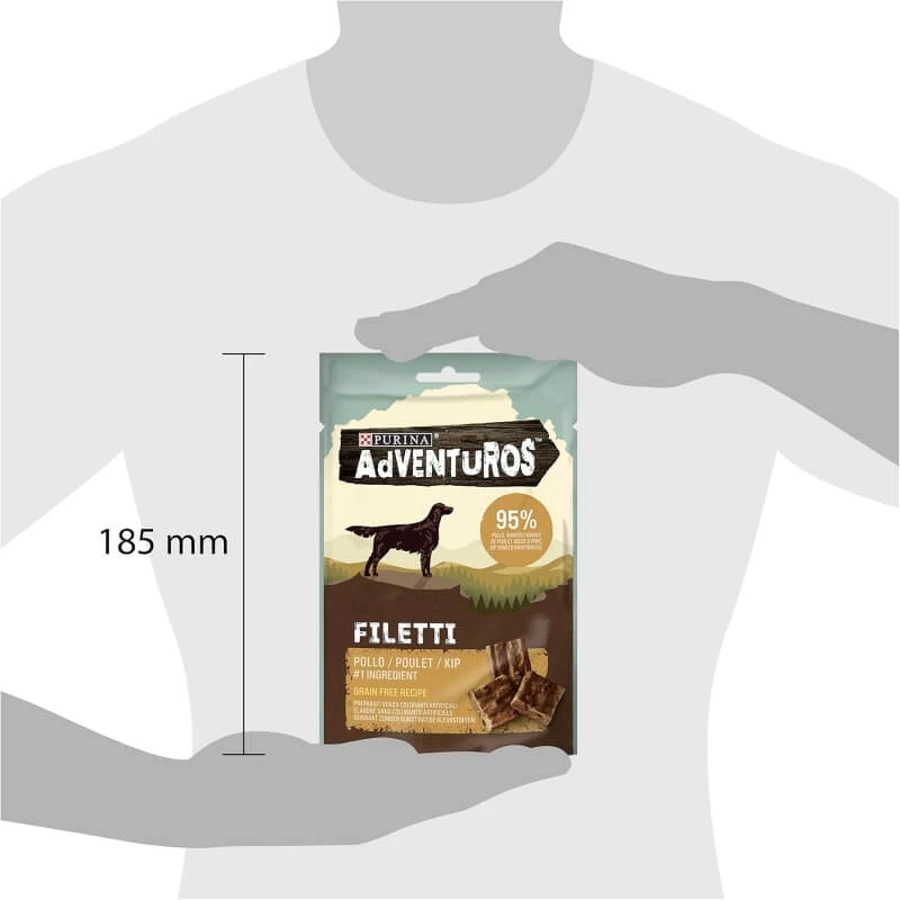 Adventuros kippenreepjes - Hondensnacks, 70 g