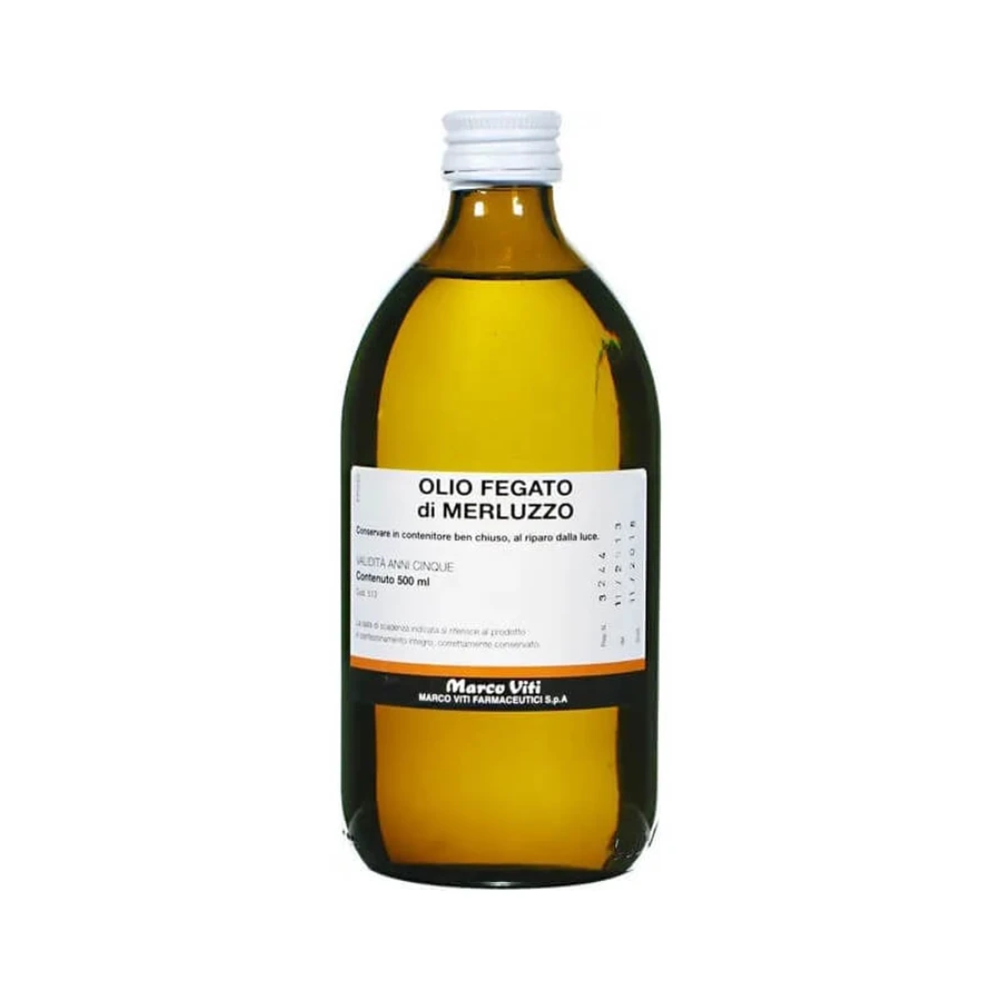 Marco Viti Cod Liver Oil 500 ml - Vitamin D Supplement
