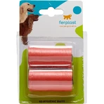 Ferplast Pa 6720 - 42 bolsas de nailon para residuos compatibles con el portabolsas, 14 x 31,5 cm