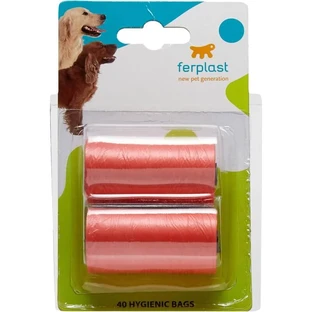 Ferplast Pa 6720 - 42 bolsas de nailon para residuos compatibles con el portabolsas, 14 x 31,5 cm