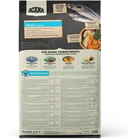 Acana Pacifica Fish Recipe - Complete Food for Dogs of All Sizes and Life Stages, 11.4 kg