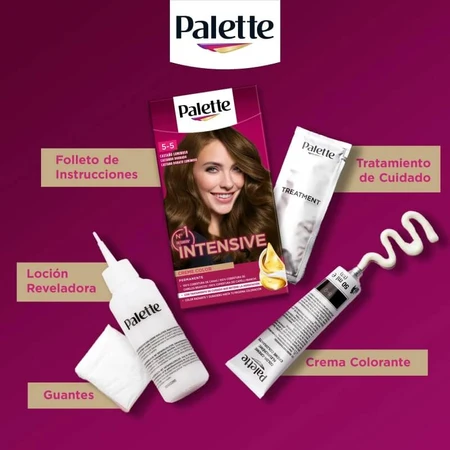 Palette Intensive Color Creams - Permanent Hair Dye No. 5.5 Luminous Brown