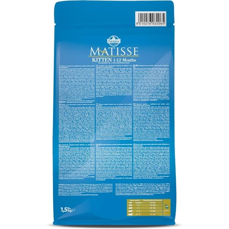 Farmina Matisse Kitten – kompletna karma dla kociąt, 1,5 kg: ceny i cechy