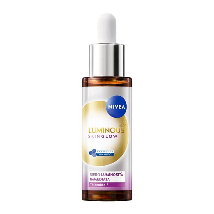 Nivea Luminous630 Skin Glow - Sérum facial hidratante para una luminosidad instantánea y contra las manchas oscuras, 30 ml