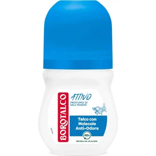 Borotalco Parfum Sel de mer actif - Déodorant à bille 48 heures, 50 ml