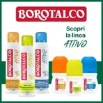 Borotalco Parfum Sel de mer actif - Déodorant à bille 48 heures, 50 ml