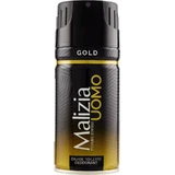 Malizia Gold - Men's Deodorant Spray, 150 ml