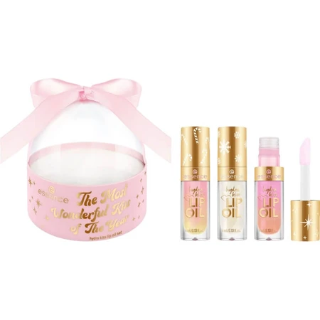 Essence Cel mai minunat sărut al anului – set de 3 uleiuri pentru buze