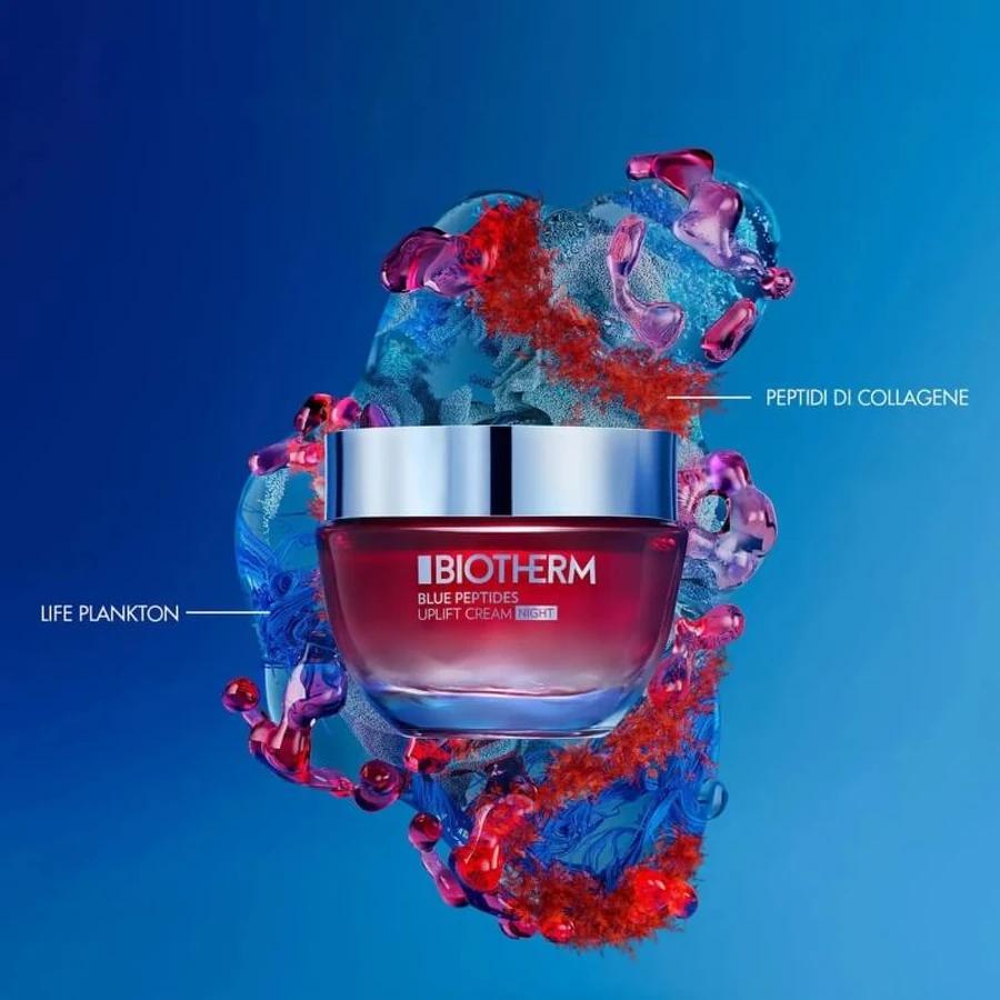 Biotherm Blue Peptides Uplift Cream Rich – cremă anti-îmbătrânire bogată, 50 ml