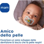 Mam Air 2-6 mois - Lot de 2 tétines en silicone - Rose