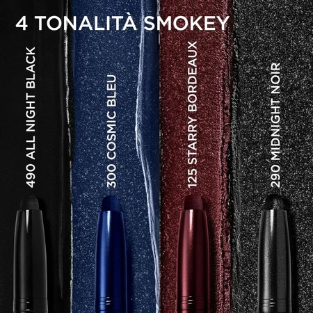 L'Oréal Paris Le Shadow Stick – fard de pleoape sub formă de stick nr. 490 All Night Black