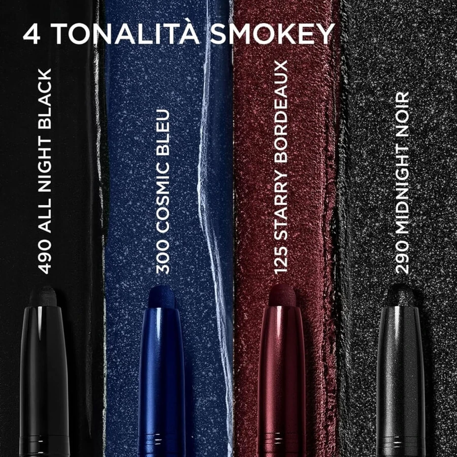 L'Oréal Paris Le Shadow Stick – fard de pleoape sub formă de stick nr. 490 All Night Black