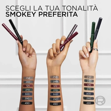 L'Oréal Paris Le Shadow Stick – fard de pleoape sub formă de stick nr. 490 All Night Black