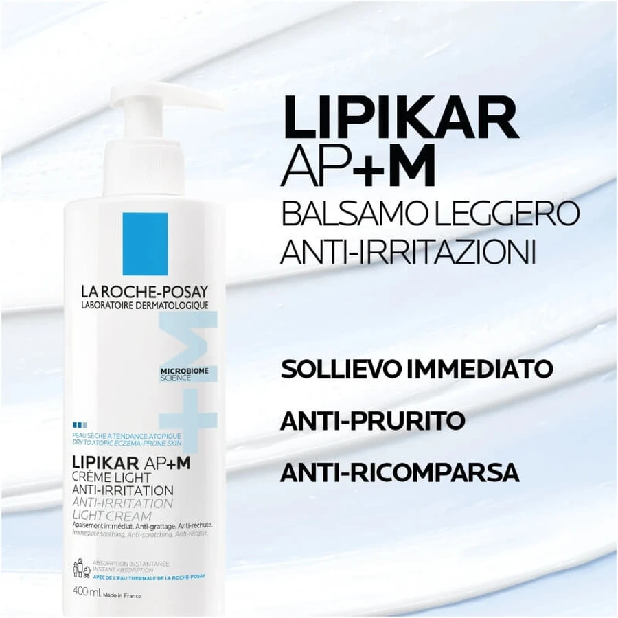 Lipikar ap+m baume light - balsamo leggero riparatore 200 ml