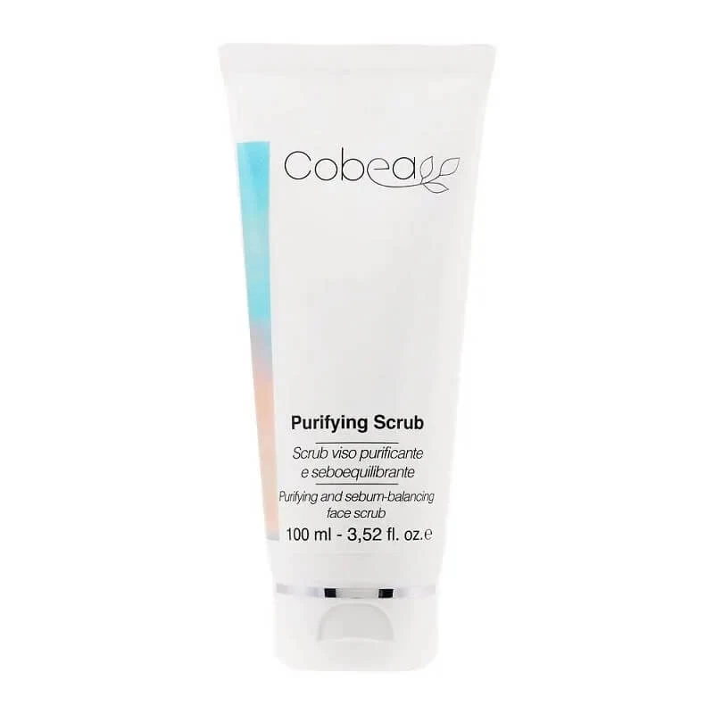 Cobea Purifying Scrub - Zuiverende en talgbalansherstellende gezichtsbehandeling, 100 ml
