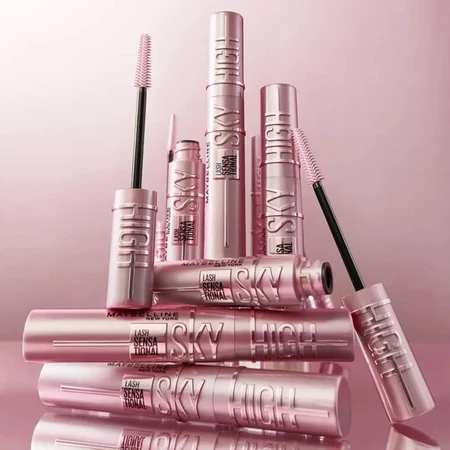 Maybelline Lash Sensational Sky High – rimel rezistent la apă, negru, 6 ml