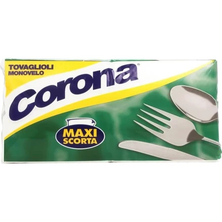 Servilletas Corona de una capa y pelo largo, paquete a granel