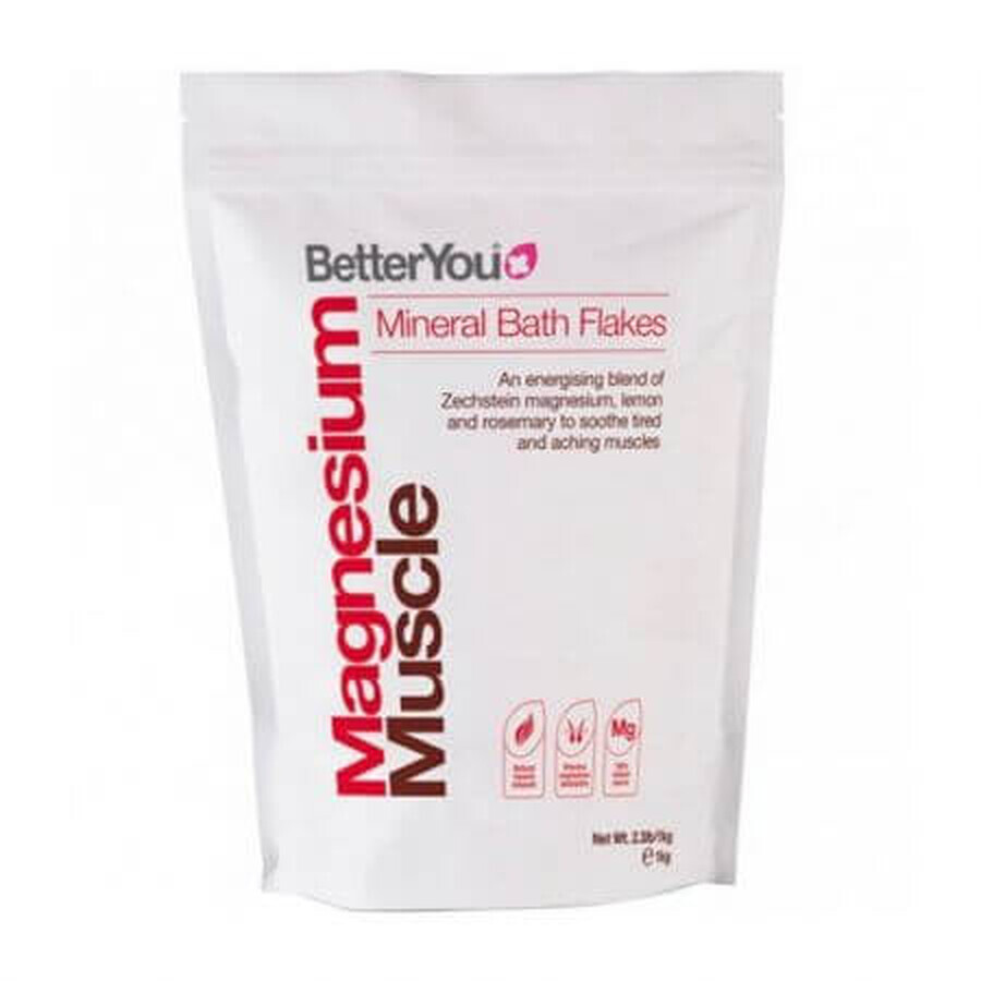 Magnesium-Badeflocken, 1000 g, BetterYou