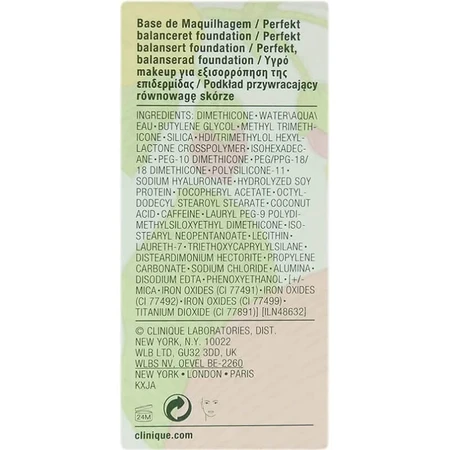 Clinique superbalanced makeup - fondotinta riequilibrante - n. cn62 porcelane