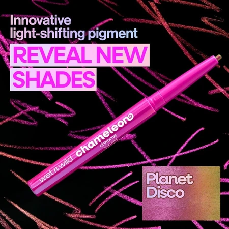 Wet n Wild Chameleon Chrome - Delineador de ojos retráctil y resistente al agua - Planet Disco