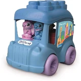 Clementoni Clemmy - Stitch Bus with Soft Bricks and Stitch and Angel Characters, 18 months+