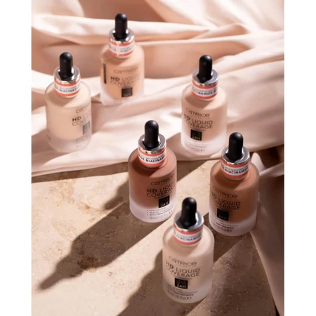 Catrice HD Liquid Coverage – mattierende Flüssiggrundierung – Nr. 010 Light Beige