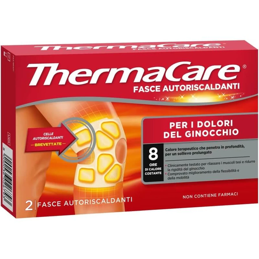 Thermacare Knie-Schmerztherapie 8h – 2 Wärmepflaster gegen Knieschmerzen