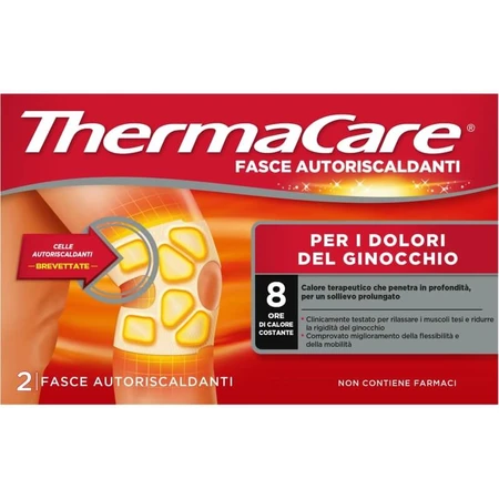 Thermacare Knie-Schmerztherapie 8h – 2 Wärmepflaster gegen Knieschmerzen
