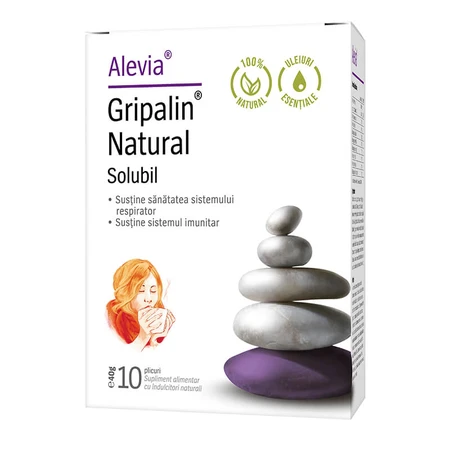 Natuurlijk oplosbare Gripaline, 10 zakjes, Alevia