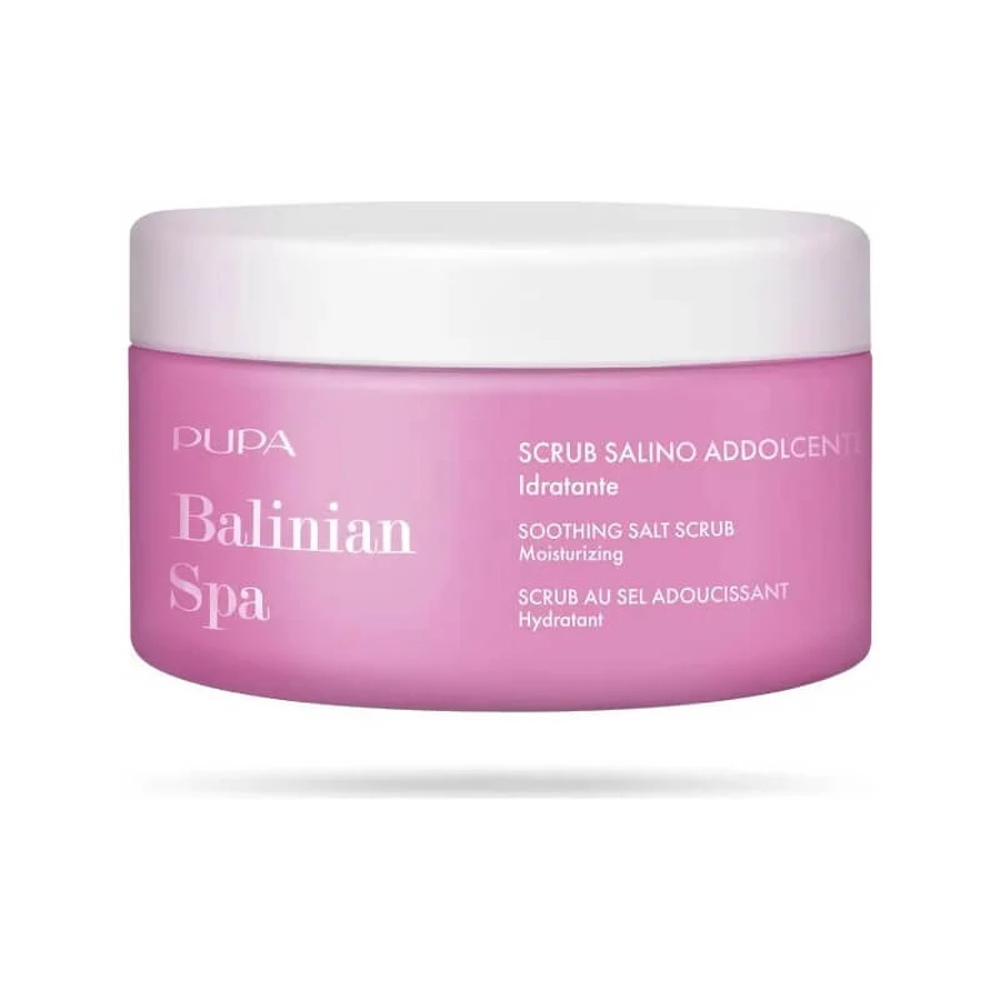 Pupa Balinian Spa - exfoliant salin emolient și hidratant, 350 g