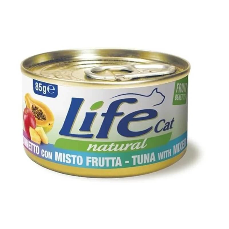 Life Petcare Life Cat Natural Tuna with Mixed Fruit - Wet Cat Food 85 g