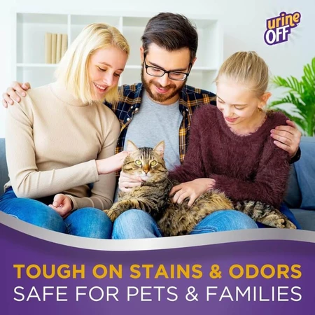 Wonderfood Urine Off – Enzymbasierter Flecken- und Geruchsentferner für Katzen- und Kätzchenurin, 500 ml