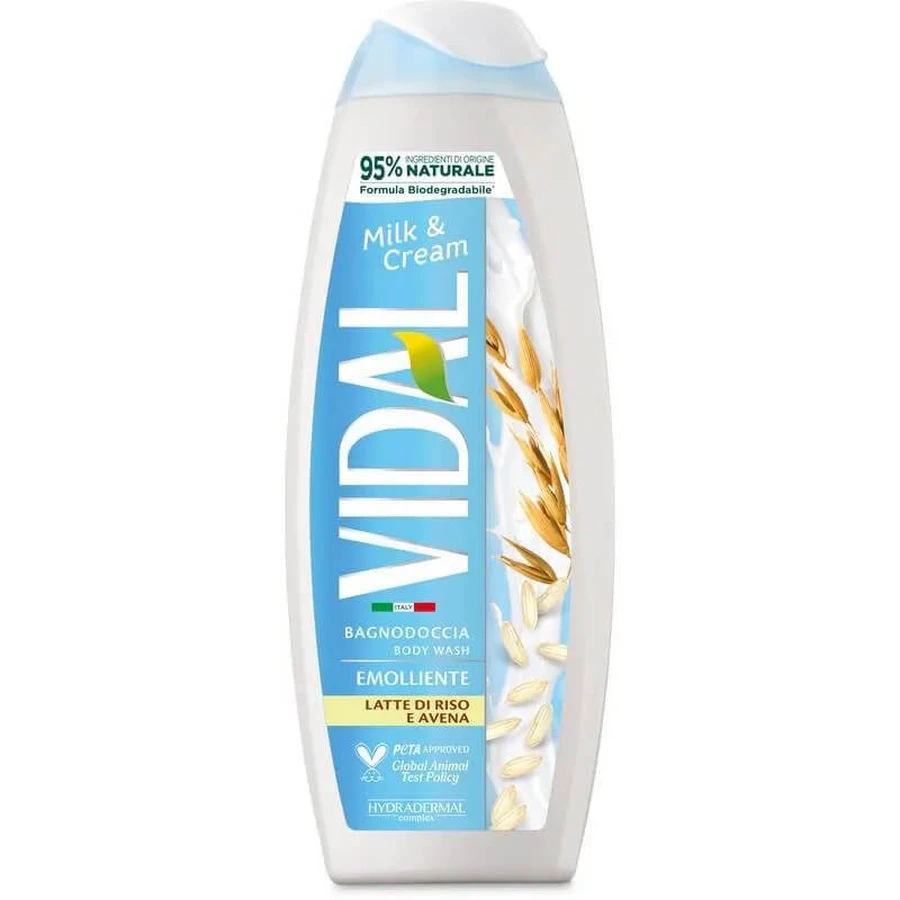 Vidal Milk &amp; Cream - Gel de baño hidratante 500 ml