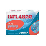 Inflanor, 400 mg, 10 comprimés pelliculés, Zentiva