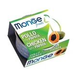 Monge Fruits Chicken and Papaya - Wet Cat Food, 80 g