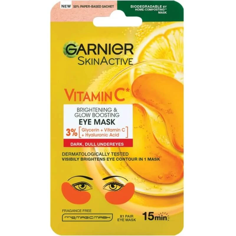 Garnier Skin Active Vitamine C-oogmasker - 2 verhelderende oogpatches