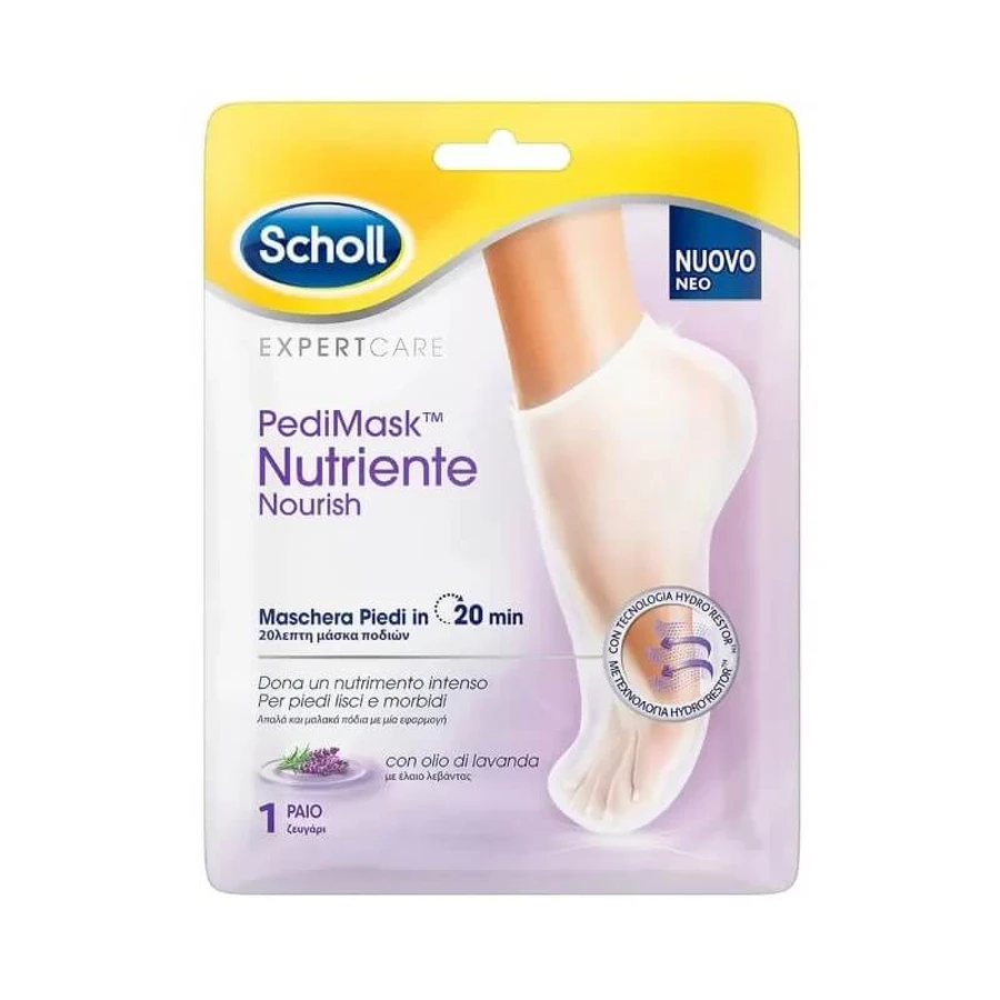 Scholl Pedimask - Nourishing Foot Mask with Lavender Oil