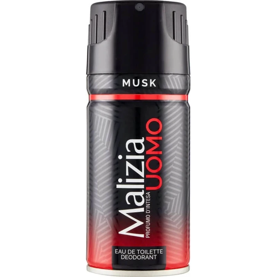 Malizia Musk - Desodorante en spray para hombre, 150 ml