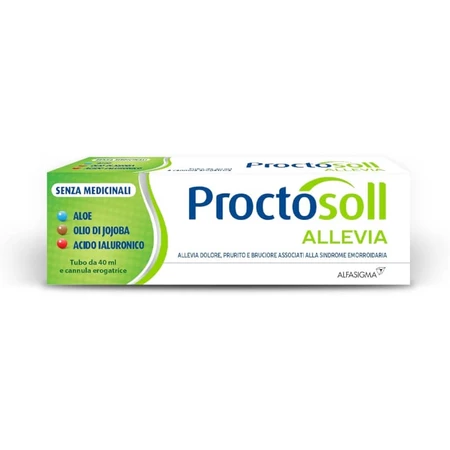 Proctosol Relieves - Hemorrhoid Gel with Dispensing Nozzle, 40 ml