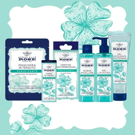 Reinigendes, cremiges Gesichtsserum mit Rosenwasser 30 ml