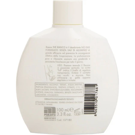 Breeze The White - 100 ml squeeze deodorant