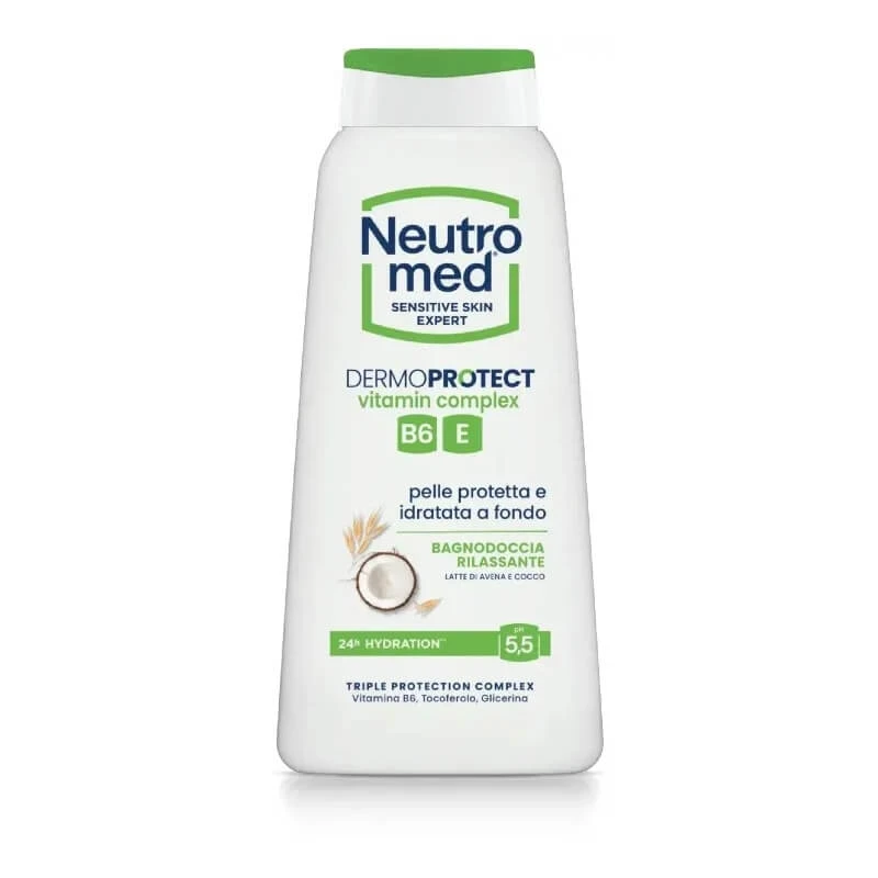 Neutromed Dermoprotect Vitamine Complex B6 en E - Ontspannende douchegel, 600 ml