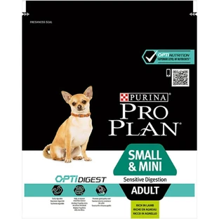 Purina Pro Plan Small &amp; Mini Adult Sensitive Digestion Agneau - Aliment complet pour chiens, 700 g