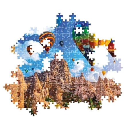Collection de puzzles Clementoni : Ballons en Cappadoce - Puzzle de 1 000 pièces pour adultes