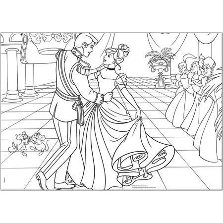 Lisciani Maxi Double-Sided Puzzle, 35 Pieces, Cinderella, 46546