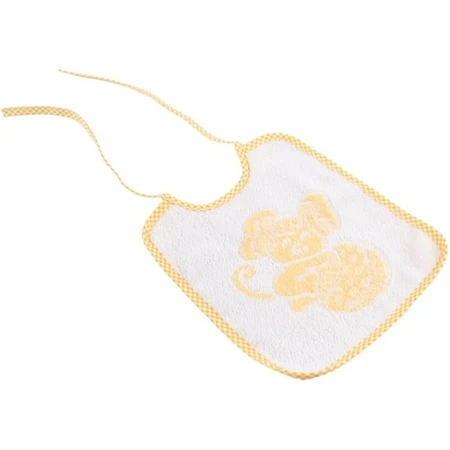 Poupy Jacquard - Absorbent Cotton Terry Bib for Newborns