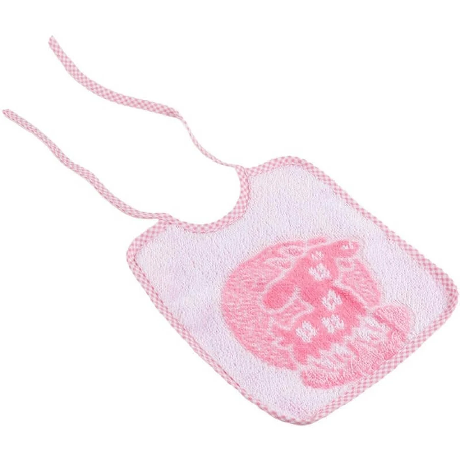 Poupy Jacquard - Absorbent Cotton Terry Bib for Newborns