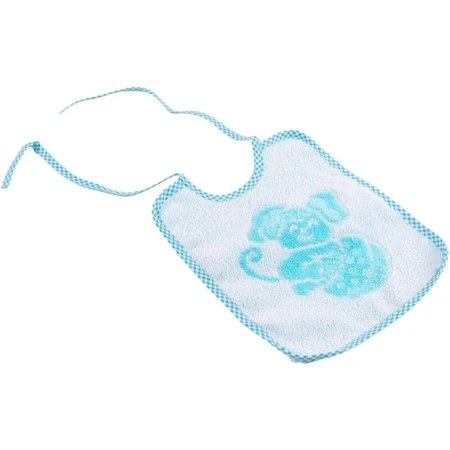 Poupy Jacquard - Absorbent Cotton Terry Bib for Newborns