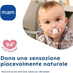 Mam Perfect Start 0-2 meses - Chupete de silicona azul claro