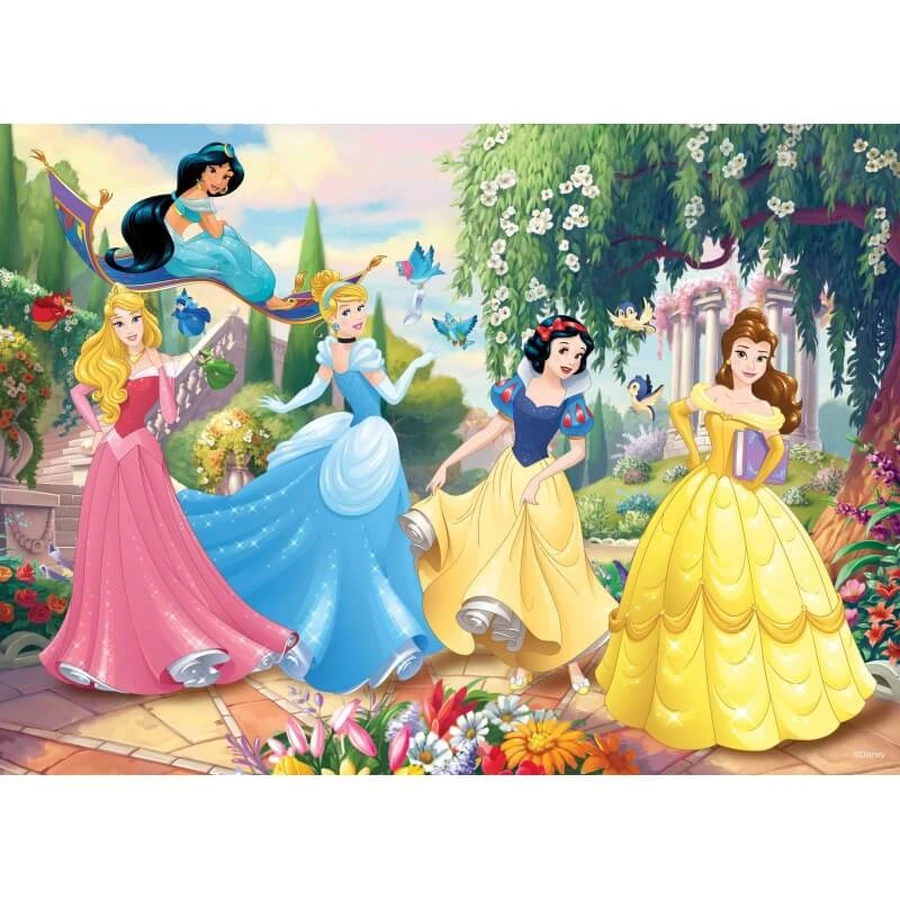 Lisciani Disney Princess Super Maxi 108-delige dubbelzijdige kleurpuzzel